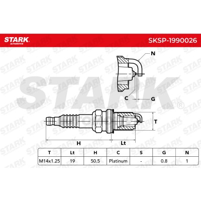 Spark Plug Stark SKSP-1990026 SKSP-1990026 - photo 5