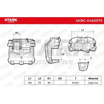 Brake Caliper Stark SKBC-0460579 SKBC-0460579 - photo 5