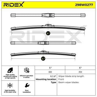 Wiper Blade RIDEX 298W0277 298W0277 - photo 6