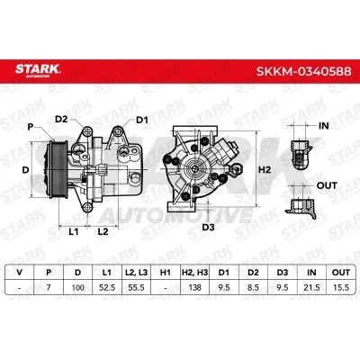 Compressor, Air Conditioning SKKM-0340588 - photo 5