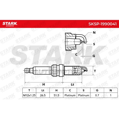 Spark Plug Stark SKSP-1990041 SKSP-1990041 - photo 6