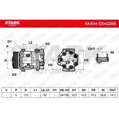 Compressor, Air Conditioning SKKM-0340266 - photo 7