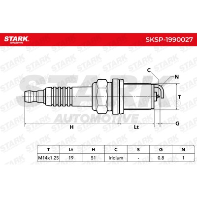 Spark Plug Stark SKSP-1990027 SKSP-1990027 - photo 5