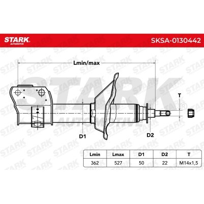 Shock Absorber Stark SKSA-0130442 SKSA-0130442 - photo 3