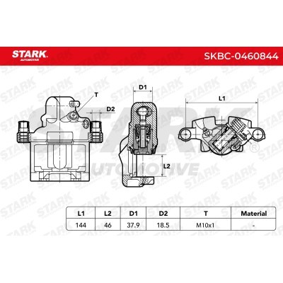 Brake Caliper Stark SKBC-0460844 SKBC-0460844 - photo 5