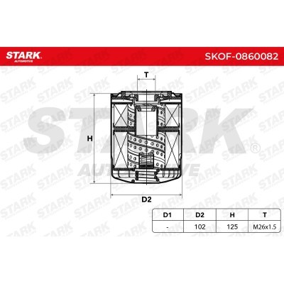Oil Filter Stark SKOF-0860082 SKOF-0860082 - photo 6