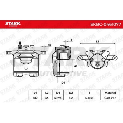 Brake Caliper Stark SKBC-0461077 SKBC-0461077 - photo 6