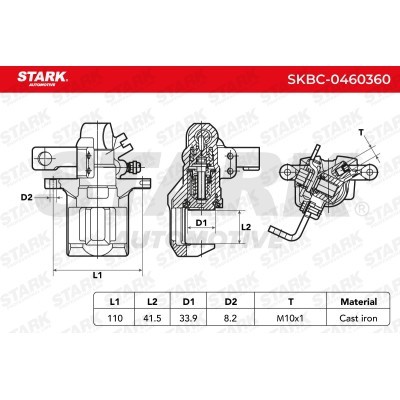 Brake Caliper Stark SKBC-0460360 SKBC-0460360 - photo 6