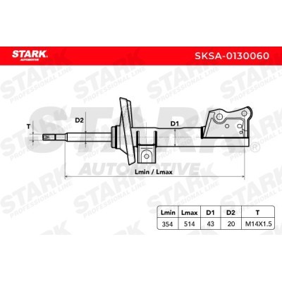 Shock Absorber Stark SKSA-0130060 SKSA-0130060 - photo 3