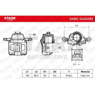 Brake Caliper Stark SKBC-0461293 SKBC-0461293 - photo 6