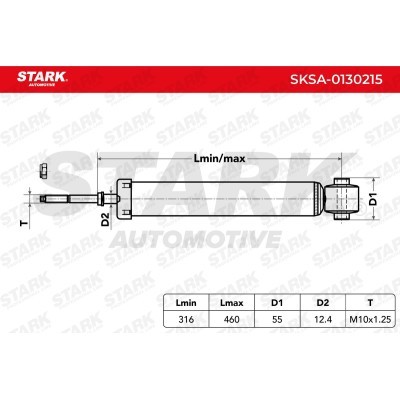 Shock Absorber Stark SKSA-0130215 SKSA-0130215 - photo 3