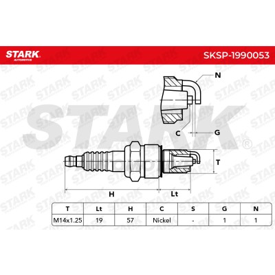 Spark Plug Stark SKSP-1990053 SKSP-1990053 - photo 6