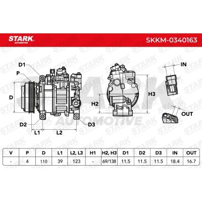 Compressor, Air Conditioning SKKM-0340163 - photo 8