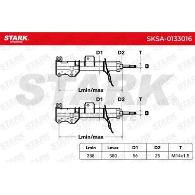 Shock Absorber Stark SKSA-0133016 SKSA-0133016 - photo 4