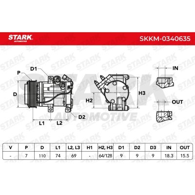 Compressor, Air Conditioning SKKM-0340635 - photo 5