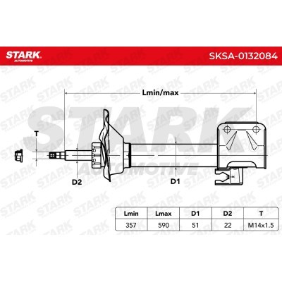 Shock Absorber Stark SKSA-0132084 SKSA-0132084 - photo 5