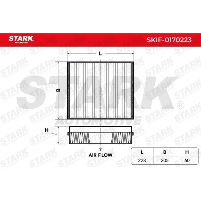 Cabin Air Filter Stark SKIF-0170223 SKIF-0170223 - photo 7