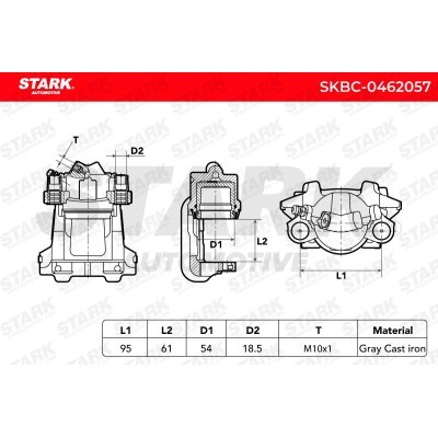 Brake Caliper Stark SKBC-0462057 SKBC-0462057 - photo 3