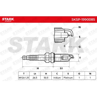 Spark Plug Stark SKSP-1990085 SKSP-1990085 - photo 5
