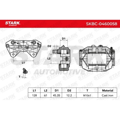 Brake Caliper Stark SKBC-0460058 SKBC-0460058 - photo 4