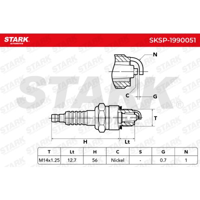 Spark Plug Stark SKSP-1990051 SKSP-1990051 - photo 6