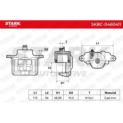 Brake Caliper Stark SKBC-0460411 SKBC-0460411 - photo 10
