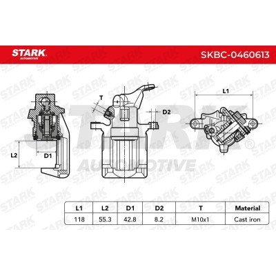 Brake Caliper Stark SKBC-0460613 SKBC-0460613 - photo 6