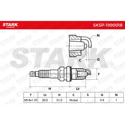 Spark Plug Stark SKSP-1990018 SKSP-1990018 - photo 11