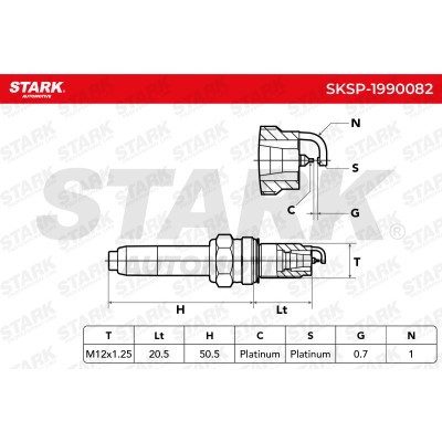 Spark Plug Stark SKSP-1990082 SKSP-1990082 - photo 5