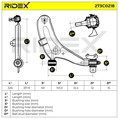Control Arm RIDEX 273C0218 273C0218 - photo 8