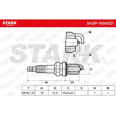 Spark Plug Stark SKSP-1990021 SKSP-1990021 - photo 8