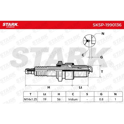 Spark Plug Stark SKSP-1990136 SKSP-1990136 - photo 6