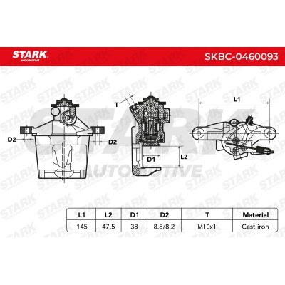 Brake Caliper Stark SKBC-0460093 SKBC-0460093 - photo 4