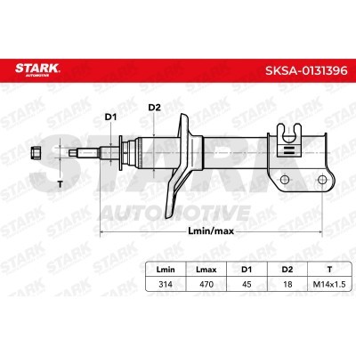 Shock Absorber Stark SKSA-0131396 SKSA-0131396 - photo 3