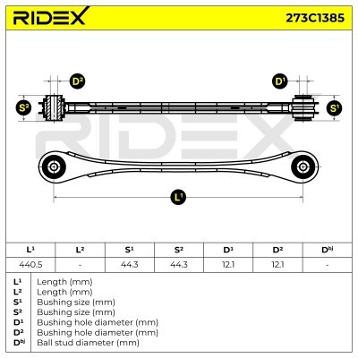 Control Arm RIDEX 273C1385 273C1385 - photo 5