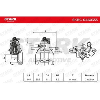 Brake Caliper Stark SKBC-0460355 SKBC-0460355 - photo 6