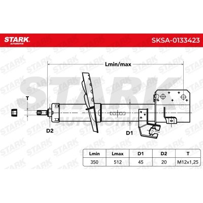 Shock Absorber Stark SKSA-0133423 SKSA-0133423 - photo 7