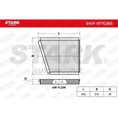 Cabin Air Filter Stark SKIF-0170265 SKIF-0170265 - photo 3