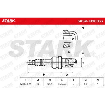 Spark Plug Stark SKSP-1990033 SKSP-1990033 - photo 5