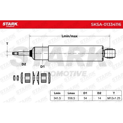 Shock Absorber Stark SKSA-01334116 SKSA-01334116 - photo 7