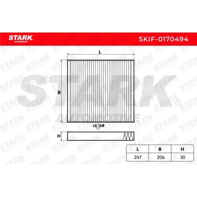 Cabin Air Filter Stark SKIF-0170494 SKIF-0170494 - photo 6