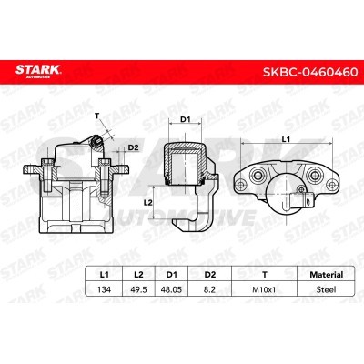 Brake Caliper Stark SKBC-0460460 SKBC-0460460 - photo 6