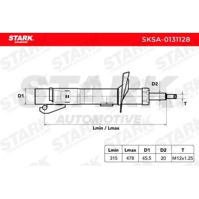 Shock Absorber Stark SKSA-0131128 SKSA-0131128 - photo 3