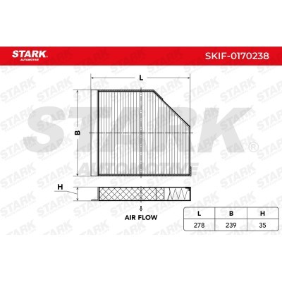 Cabin Air Filter Stark SKIF-0170238 SKIF-0170238 - photo 2