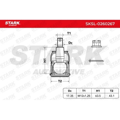 Ball Joint Stark SKSL-0260267 SKSL-0260267 - photo 5