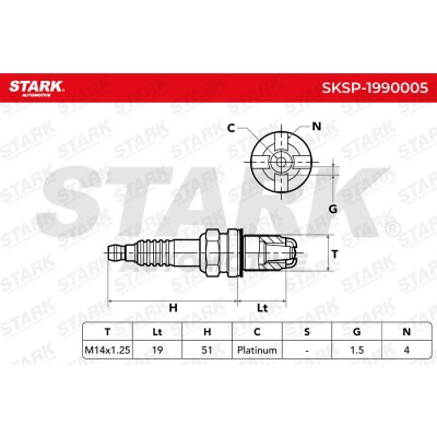 Spark Plug Stark SKSP-1990005 SKSP-1990005 - photo 8