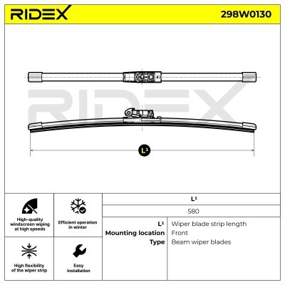 Wiper Blade RIDEX 298W0130 298W0130 - photo 7