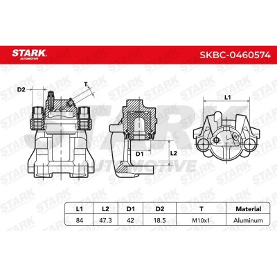 Brake Caliper Stark SKBC-0460574 SKBC-0460574 - photo 6