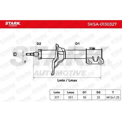 Shock Absorber Stark SKSA-0130327 SKSA-0130327 - photo 3