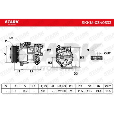 Compressor, Air Conditioning SKKM-0340533 - photo 5